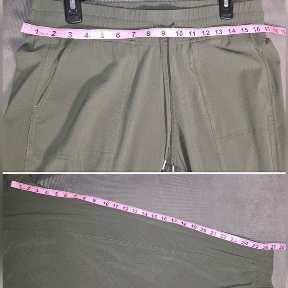 Marmot Avision Jogger Pants Stretch with Pockets Olive Green Women's Size L - Picture 10 of 10